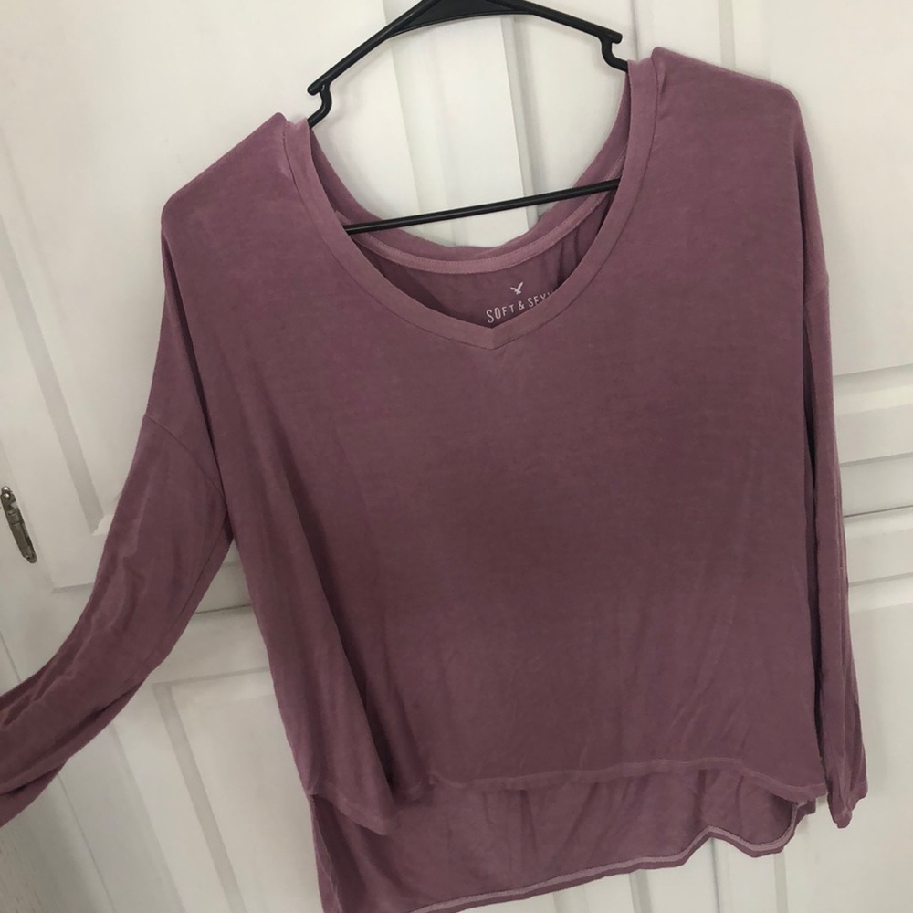 American eagle 3/4 sleeve shirt